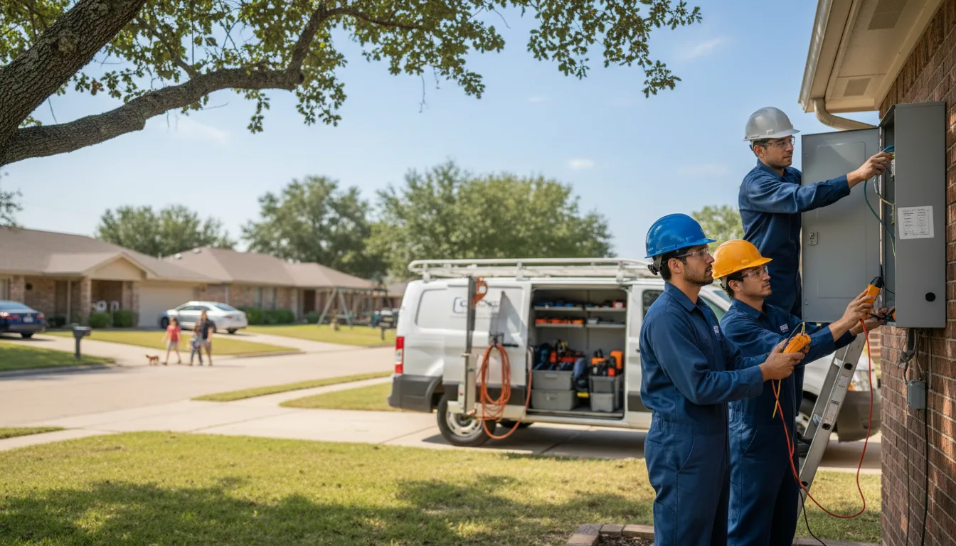 Certified electrician providing emergency electrical services in Vaiden, MS